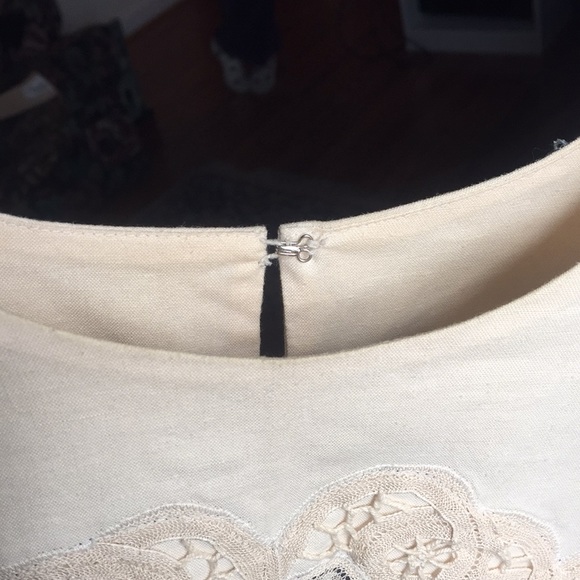 Vintage Kathie Lee Dress with antique lace - Picture 7 of 7